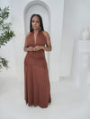 Vacation Dress-Brown